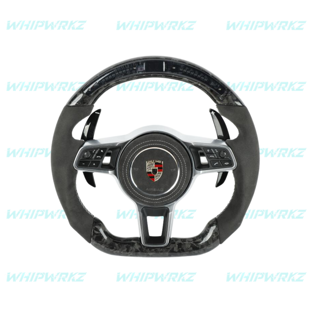 Porsche 2014+ Black Gloss Paddle Shifters (Bold)