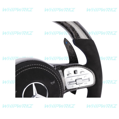 Mercedes-Benz 2018+ Black Forged Carbon Paddle Shifters (Bold)