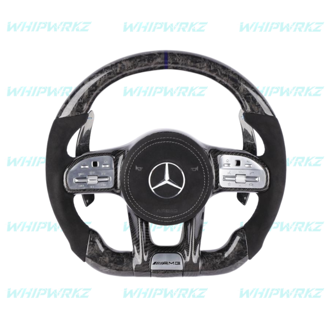 Mercedes-Benz 2018+ Black Forged Carbon Paddle Shifters (Bold)