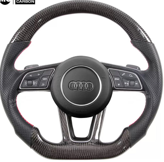 volant audi carbon