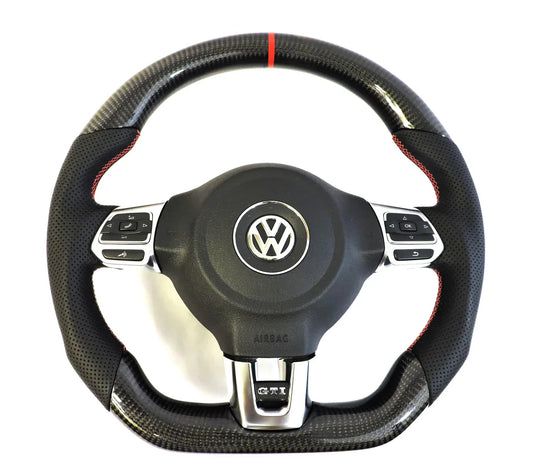 Volant MK6 Carbon Edition Steering Wheel (Golf/tdi/GTI/GolfR/ CC/Passat/Tiguan/EOS)